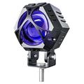 M1 PRO LED Motorcycle/Car Spotlight – 18000lm, 10 Modes, IP68, 9–32V - Black
