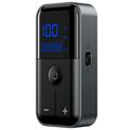 M20 Wireless Bluetooth 5.4 Receiver / Transmitter with 3.5mm AUX, TF Card Ports – Black