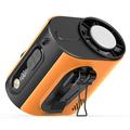 M376 Portable Waist Fan with Semiconductor Ice-Cooling - Orange / Black