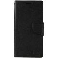 Mercury Goospery Fancy Diary Samsung Galaxy S23 5G Wallet Case - Black