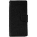 Mercury Goospery Fancy Diary Samsung Galaxy S23 Ultra 5G Wallet Case - Black