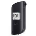 MR689 Portable Breath Alcohol Tester - Voice Alerts, 5 Mouthpieces, English Version - Black
