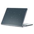 MacBook Neo 13" (2026) Galaxy Star Pattern Plastic Case - Black