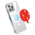 MagSafe Silicone Suction Cup Phone Holder - Red