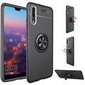 Huawei P20 Pro Magnet Ring Grip / Kickstand Case - Black