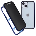 iPhone 15 Magnetic Case with Privacy Tempered Glass - Blue