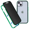 iPhone 15 Magnetic Case with Privacy Tempered Glass - Green