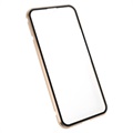 Samsung Galaxy S22 5G Magnetic Case with Tempered Glass - Gold