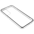 Samsung Galaxy S22 5G Magnetic Case with Tempered Glass - Silver