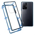 Xiaomi 11T/11T Pro Magnetic Case with Tempered Glass - Blue