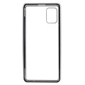 Samsung Galaxy A51 Magnetic Case with Tempered Glass - Silver