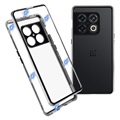 OnePlus 10 Pro Magnetic Case with Tempered Glass - Silver