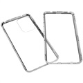 Samsung Galaxy A53 5G Magnetic Case with Tempered Glass - Silver