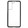 Samsung Galaxy S21 FE 5G Magnetic Case with Tempered Glass - Black