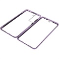 Samsung Galaxy S21 FE 5G Magnetic Case with Tempered Glass - Purple