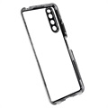 Sony Xperia 10 IV Magnetic Case with Tempered Glass - Silver