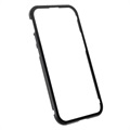 iPhone 13 Magnetic Case with Tempered Glass - Black