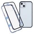 iPhone 13 Magnetic Case with Tempered Glass - Blue