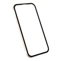 iPhone 13 Magnetic Case with Tempered Glass - Gold