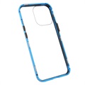 iPhone 13 Pro Magnetic Case with Tempered Glass - Blue