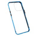 iPhone 13 Pro Magnetic Case with Tempered Glass - Blue