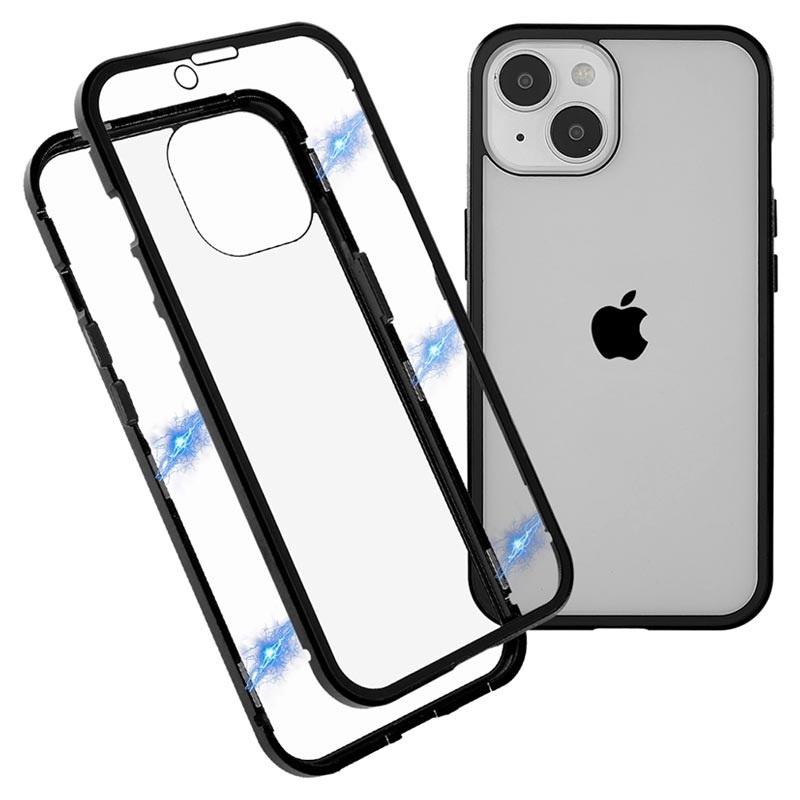 iPhone 14 Magnetic Case with Tempered Glass