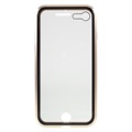 iPhone 7/8/SE (2020)/SE (2022) Magnetic Case with Tempered Glass - Gold