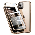 iPhone 11 Pro Magnetic Case with Tempered Glass - Gold