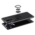 Oppo Find X5 Pro Magnet Ring Grip / Kickstand Case - Black