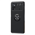 Xiaomi Poco M4 Pro Magnetic Ring Holder Case - Black