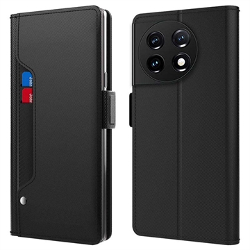 Makeup Mirror OnePlus 11 Flip Case - Black