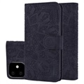 Mandala Series iPhone 11 Wallet Case with Stand - Black