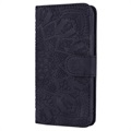 Mandala Series Samsung Galaxy A50 Wallet Case - Black