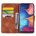 Mandala Series Samsung Galaxy A50 Wallet Case - Brown