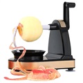 Manual Fruit Peeling Tool with Detachable Blade - Black
