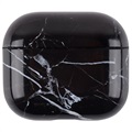Marble Pattern AirPods 3 Case - Black