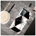 Marble Pattern Samsung Galaxy A32 (4G) TPU Case - Black / White