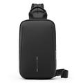 Mark Ryden MR737 4L Crossbody Chest Bag with USB-A/USB-C Charging Ports - Black