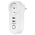 Marmitek Power Si Smart WiFi Power Plug with 2x USB - 15A