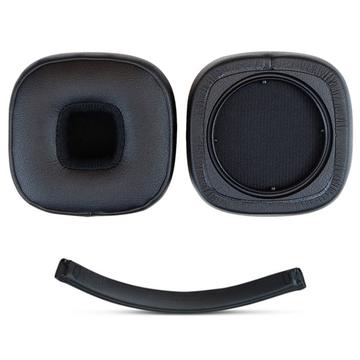 Marshall Major V Protein-Leather Replacement EarPads and Headband Set - Black