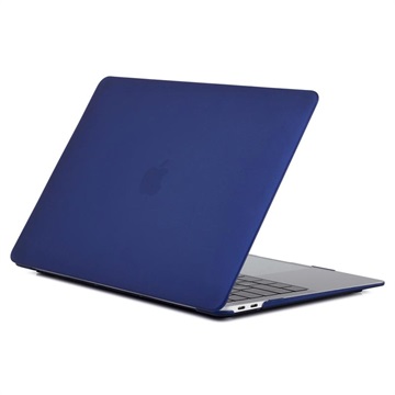 MacBook Air 13.3" 2018 A1932 Matte Plastic Case - Dark Blue