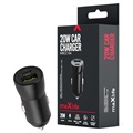 Maxlife MXCC-04 PD3.0/QC3.0 Car Charger - 20W - Black