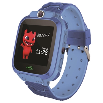 Maxlife MXKW-300 Smart Watch for Kids (Open Box - Bulk Satisfactory) - Blue