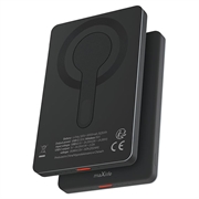 Maxlife MXPB-05 10000mAh Magnetic Wireless Power Bank - 15W - Black