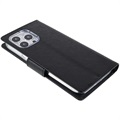 Mercury Goospery Fancy Diary iPhone 14 Pro Wallet Case - Black