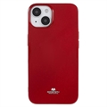 iPhone 14 Plus Mercury Goospery Glitter TPU Case - Red