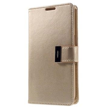 Samsung Galaxy S7 Edge Mercury Goospery Rich Diary Wallet Case