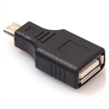 MicroUSB / USB 2.0 OTG Adapter - Black
