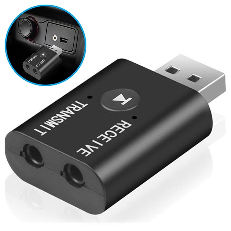 Adaptateur Bluetooth YET-TR6 sans fil 2 en 1 USB 5.0, émetteur récepteur