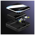 Mini Fast Power Bank 10000mAh - 2x USB - Black